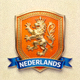 荷兰国家队队徽 - 橙色狮子盾徽